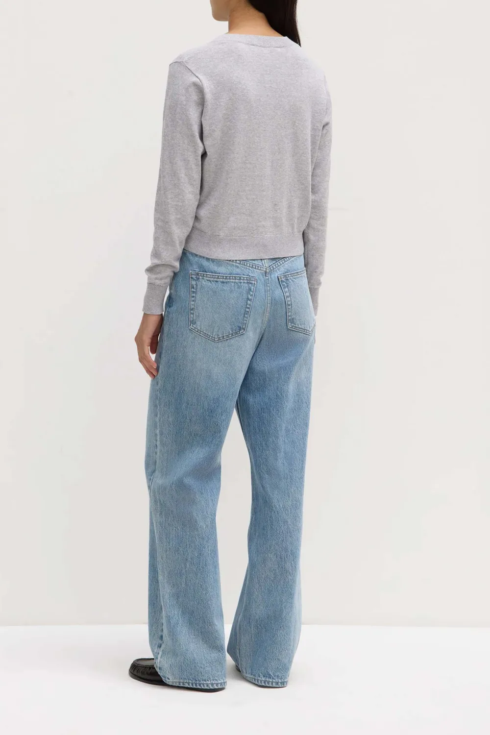 Slim Fit Long Sleeved Cashmere Sweater