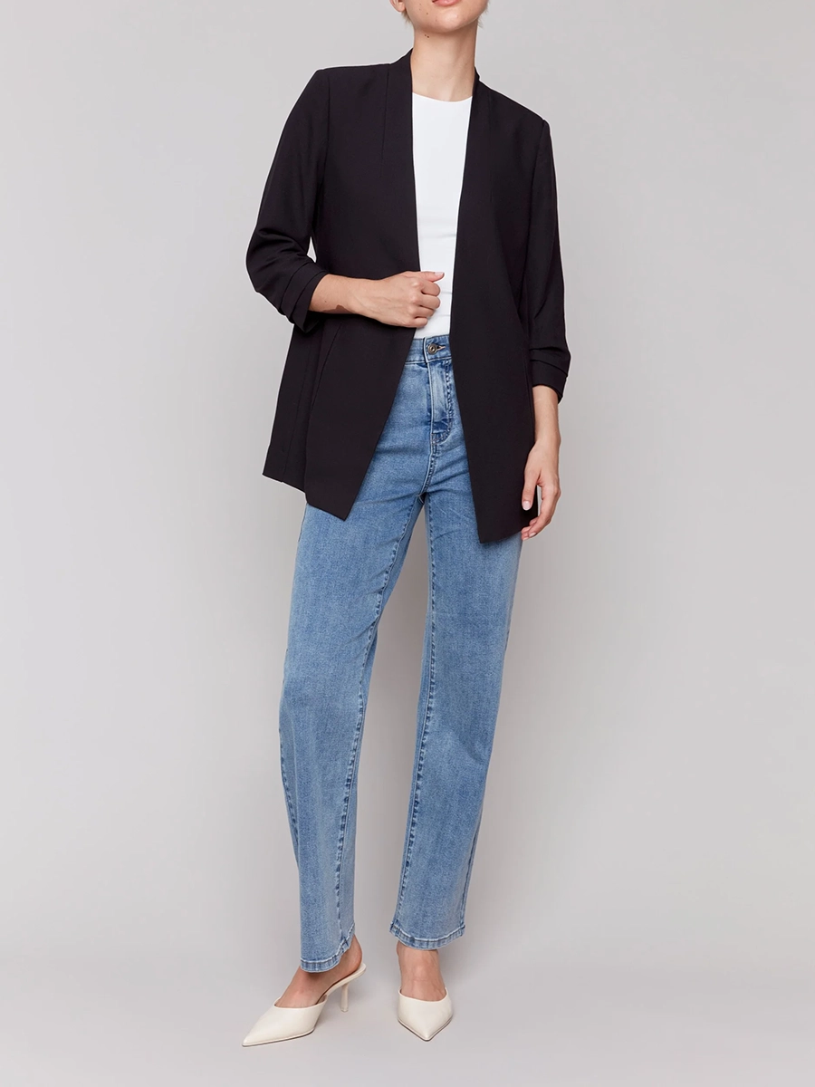 Three Dimensional Tailoring Anti-Wrinkle Crisp Suit Jacket