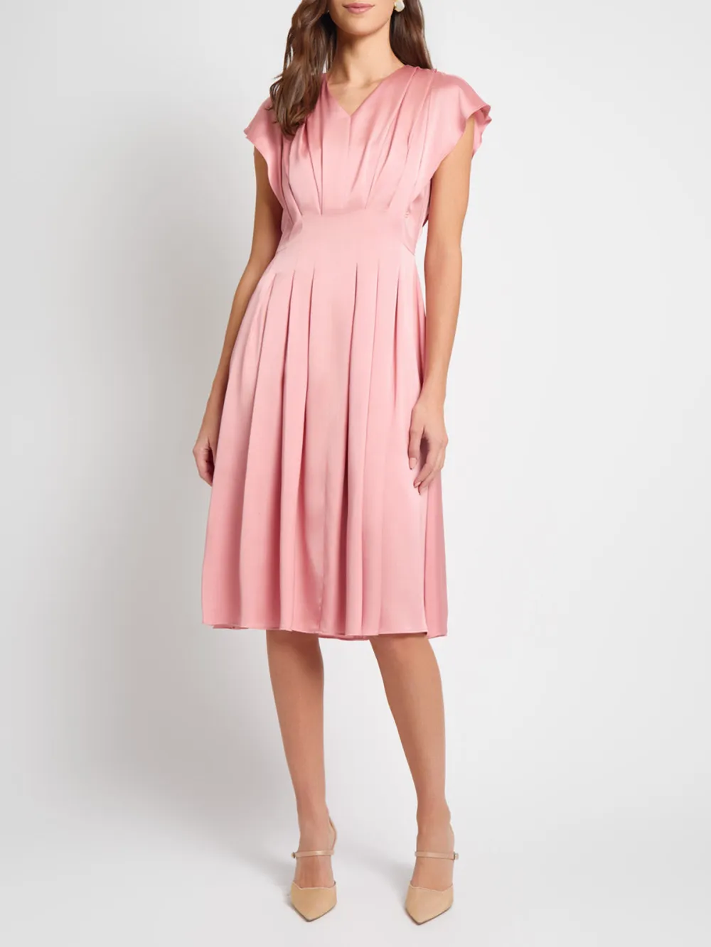 Smooth Little Fly Sleeve Dress