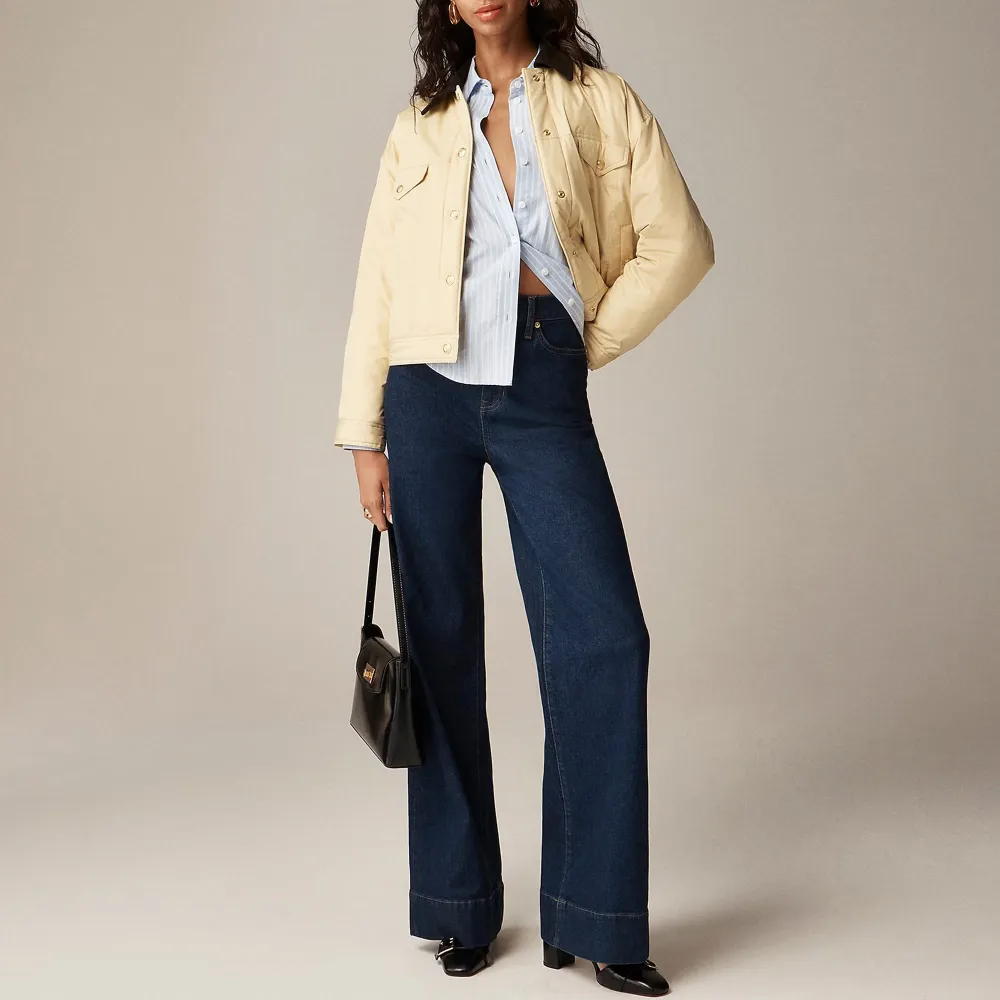 Denim Semi-Stretch Casual Trousers