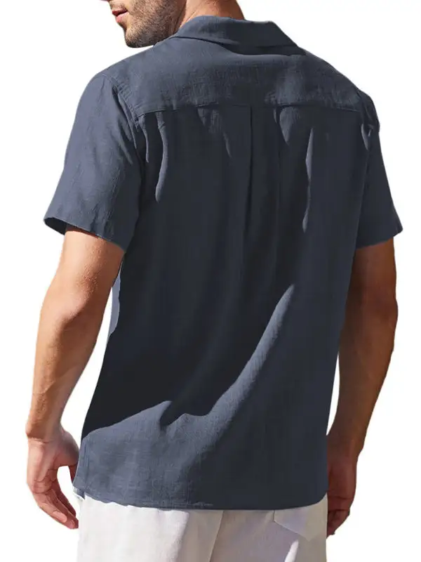Relaxed Linen Blend Everyday Shirt