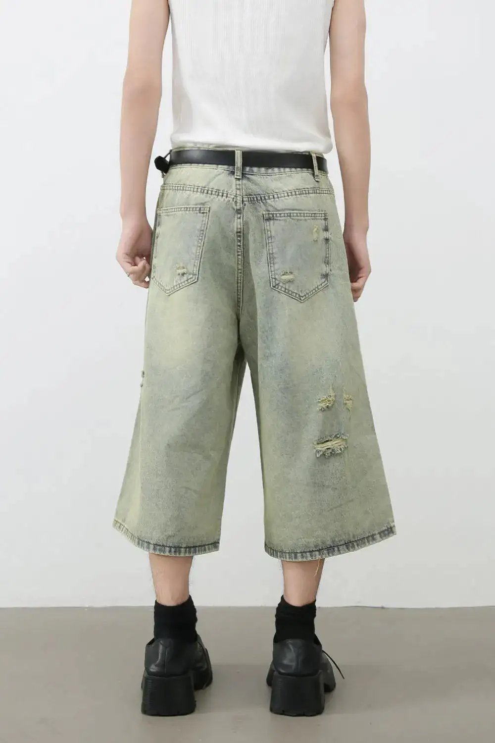Relaxed Cotton Blend Casual Shorts