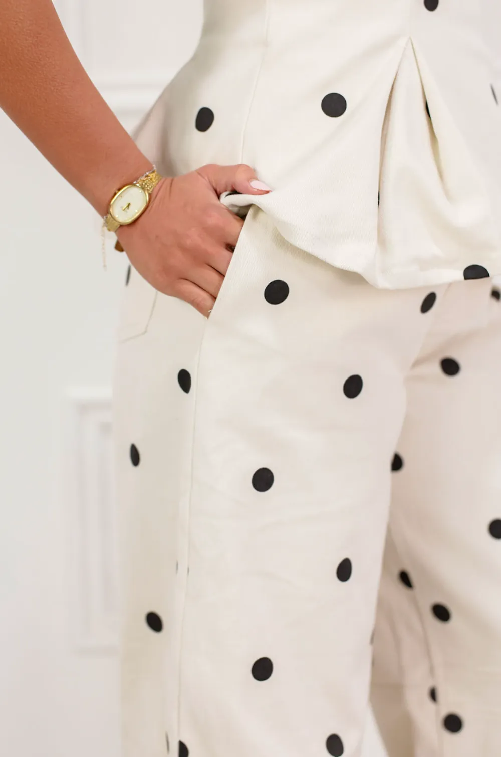 Easy Dot Pants Set