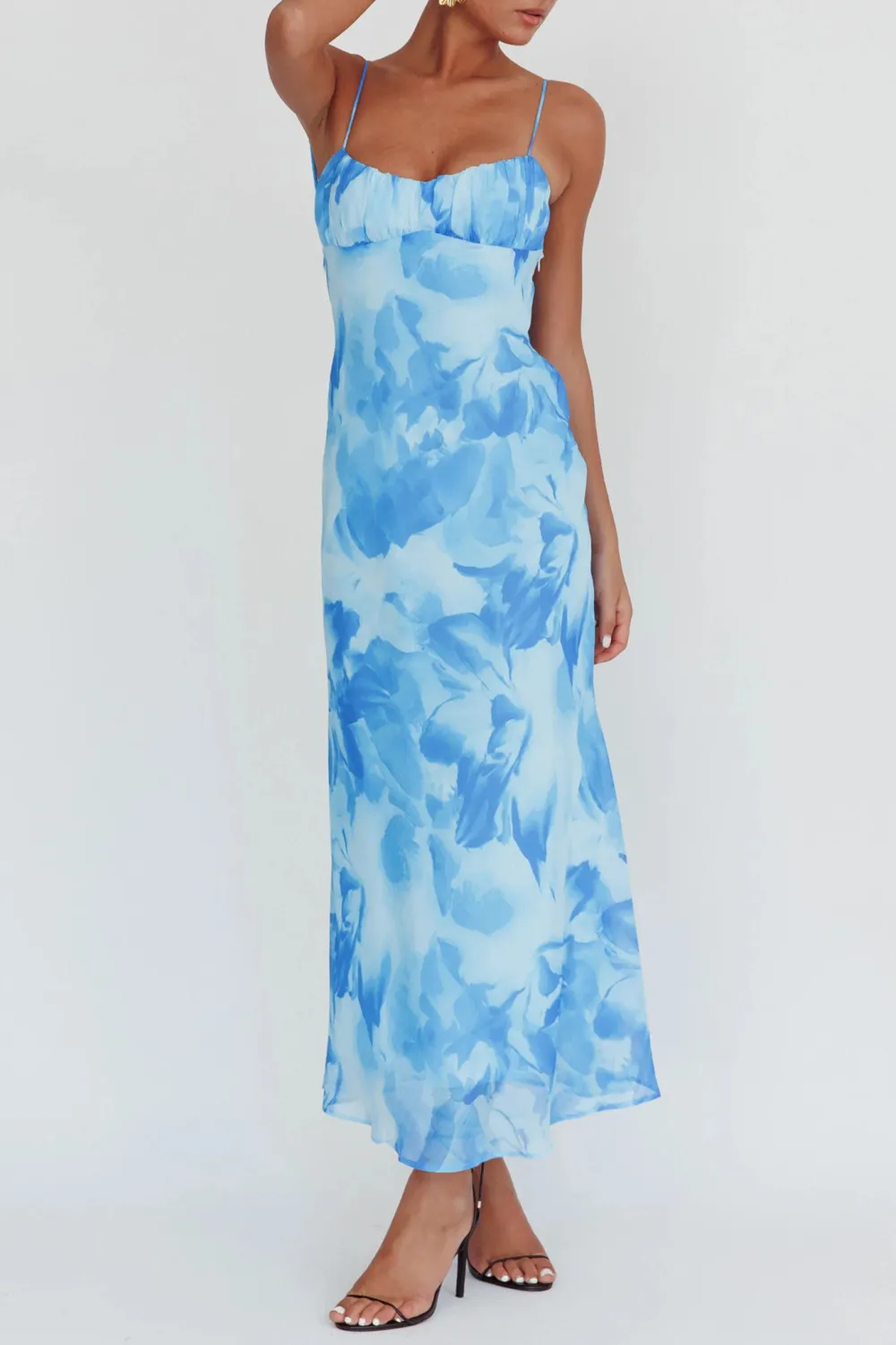 Fashionable Floral Casual Long Dress