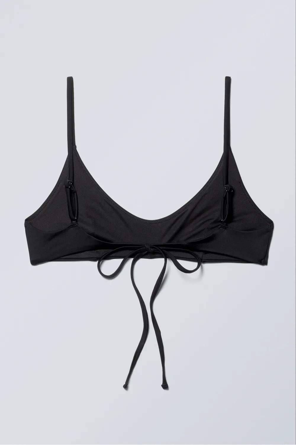 Tied Back Scoop Neck Bikini Top