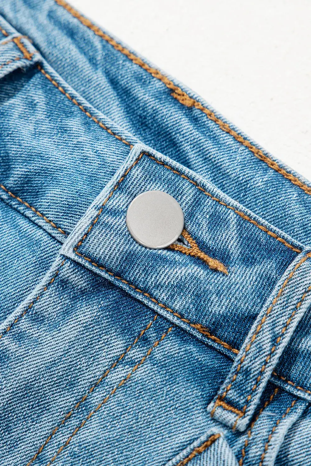 Modern Denim High Waist Skirt