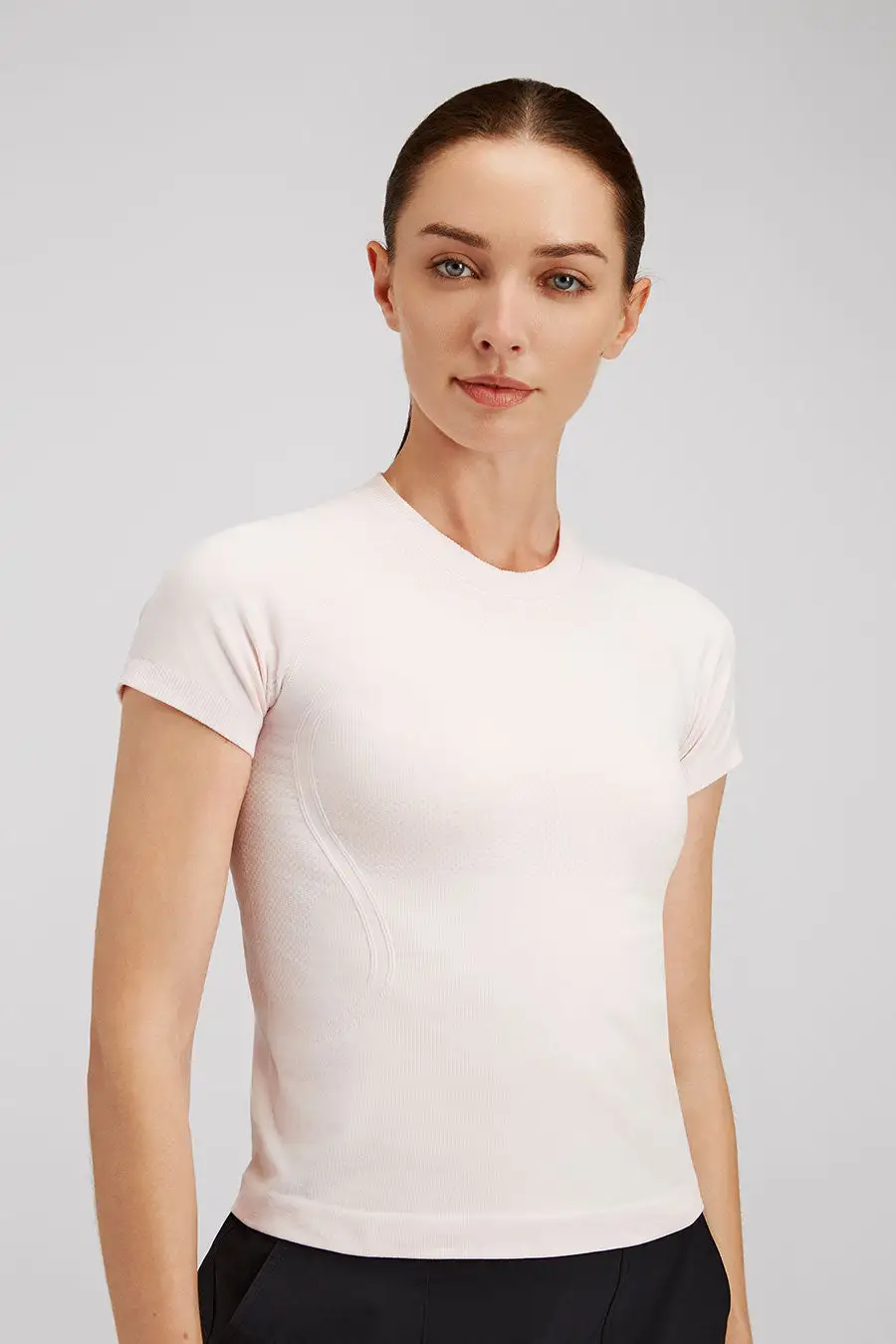 Seamless Short Sleeve Yoga Tops