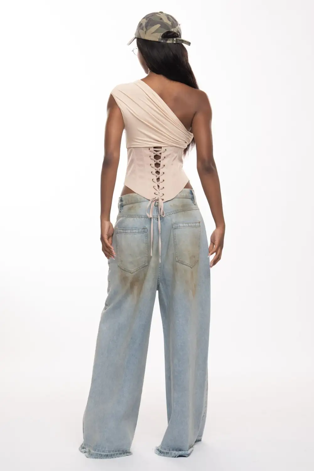 Valkyrie Corset Top - Beige