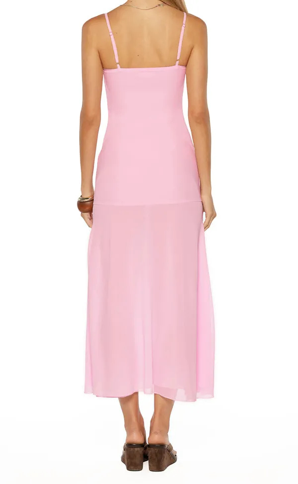 Embroidered Midi Dress