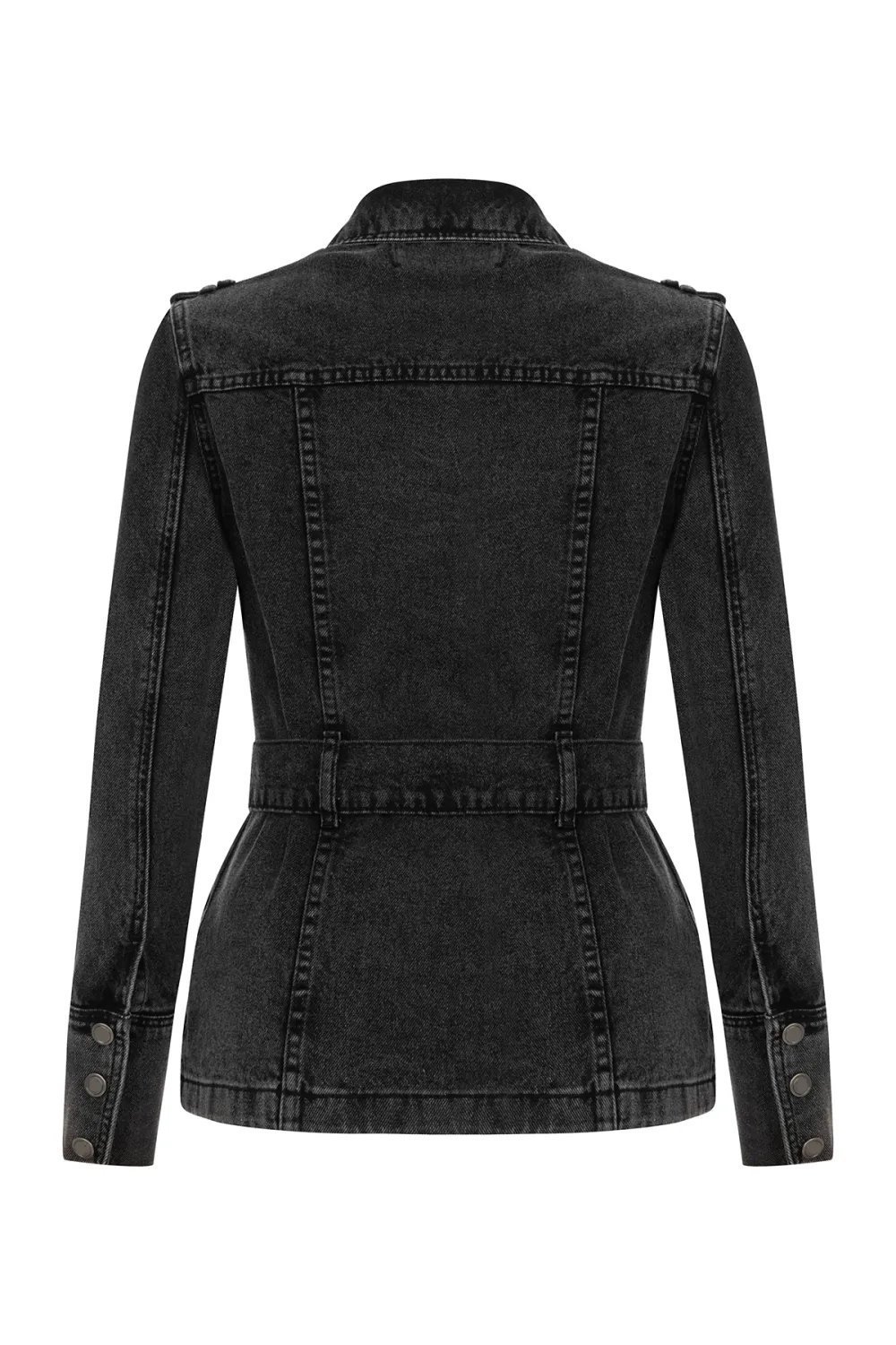 Lapel Denim Jacket