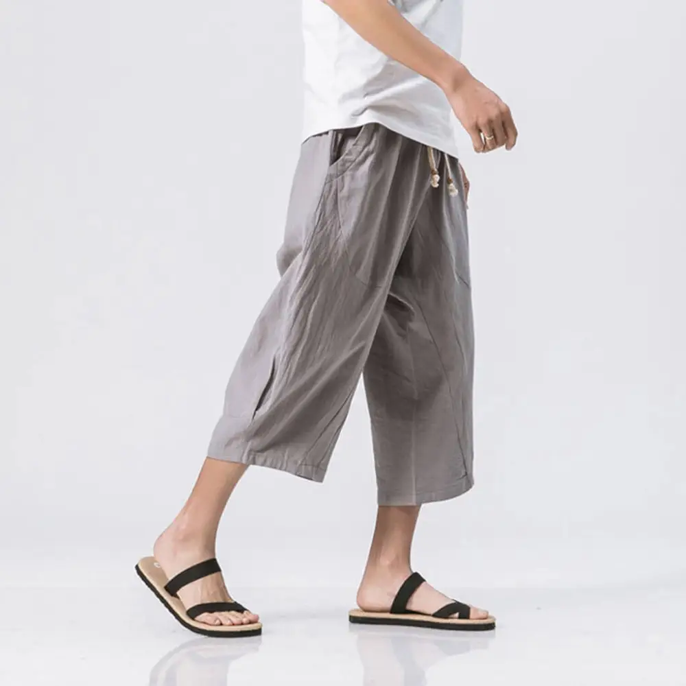 Lightweight Cropped Utility Pants