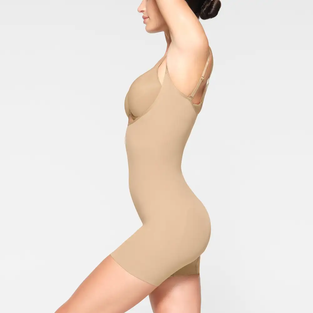 Open Bust Shortie Bodysuit