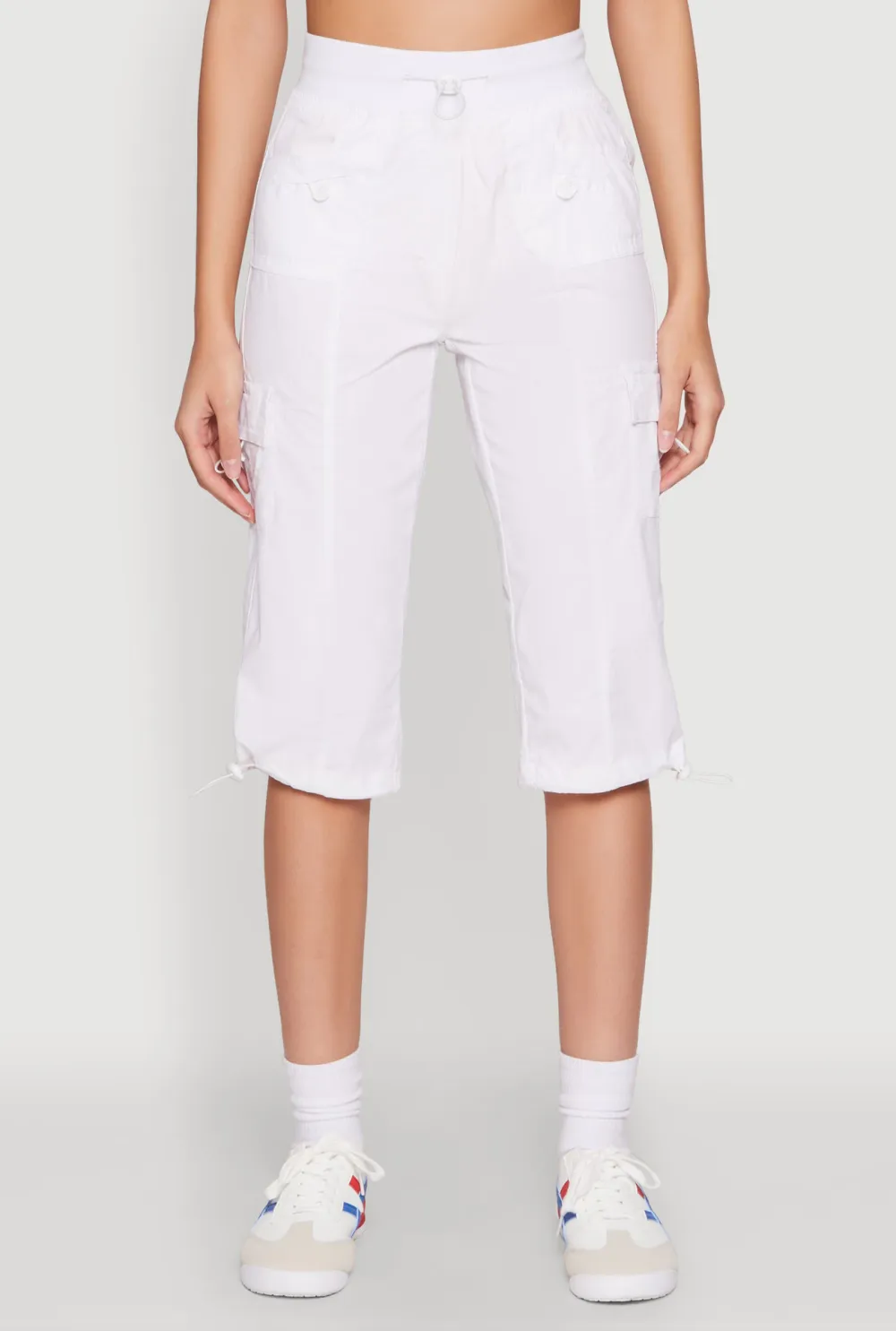 Drawstring Women's Cropped Pants