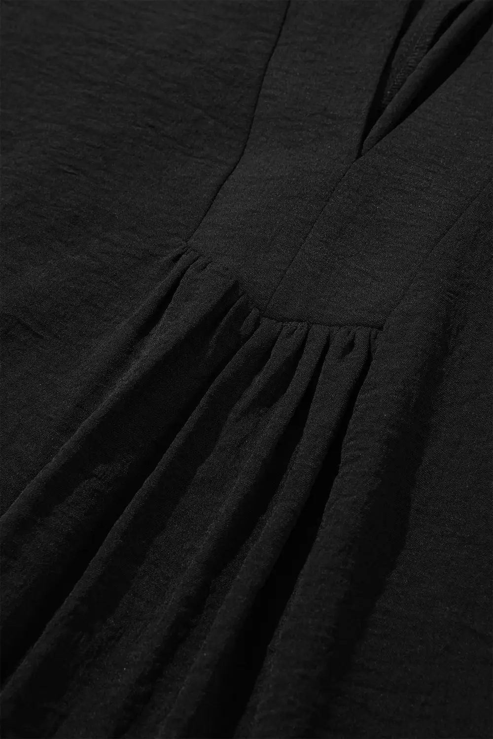Split Neck Short Sleeve Dress Casual
