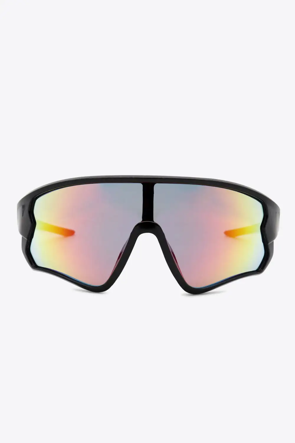 Scalloped Shield Frame Sunglasses