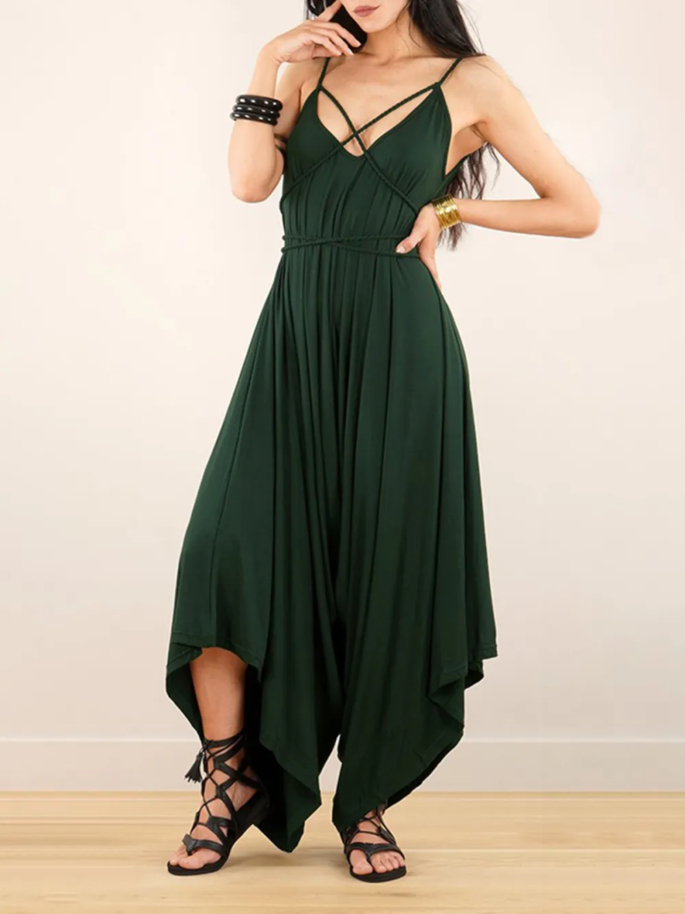 Loose And Reversible Strappy Jumpsuit