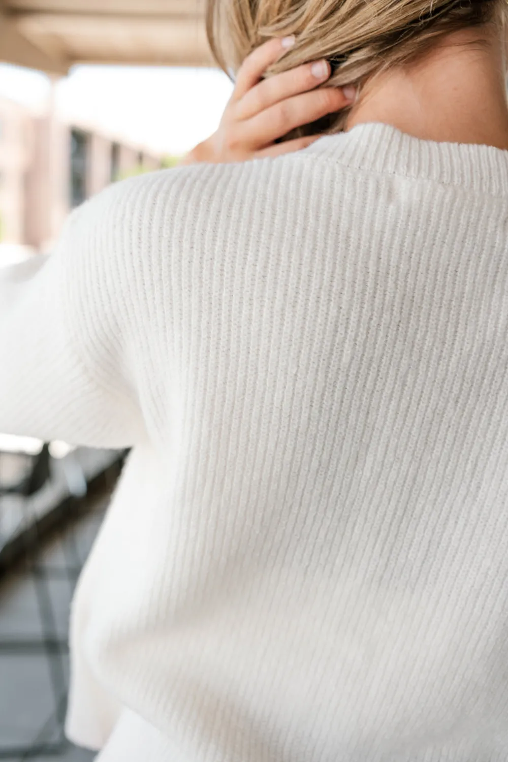 Ribbed Short Sleeve Cardigan