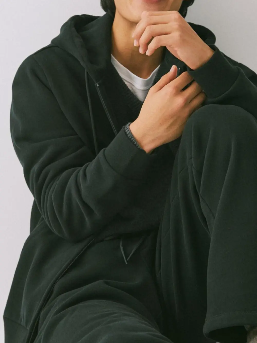 Black Adjustable Drawstring Men's Joggers