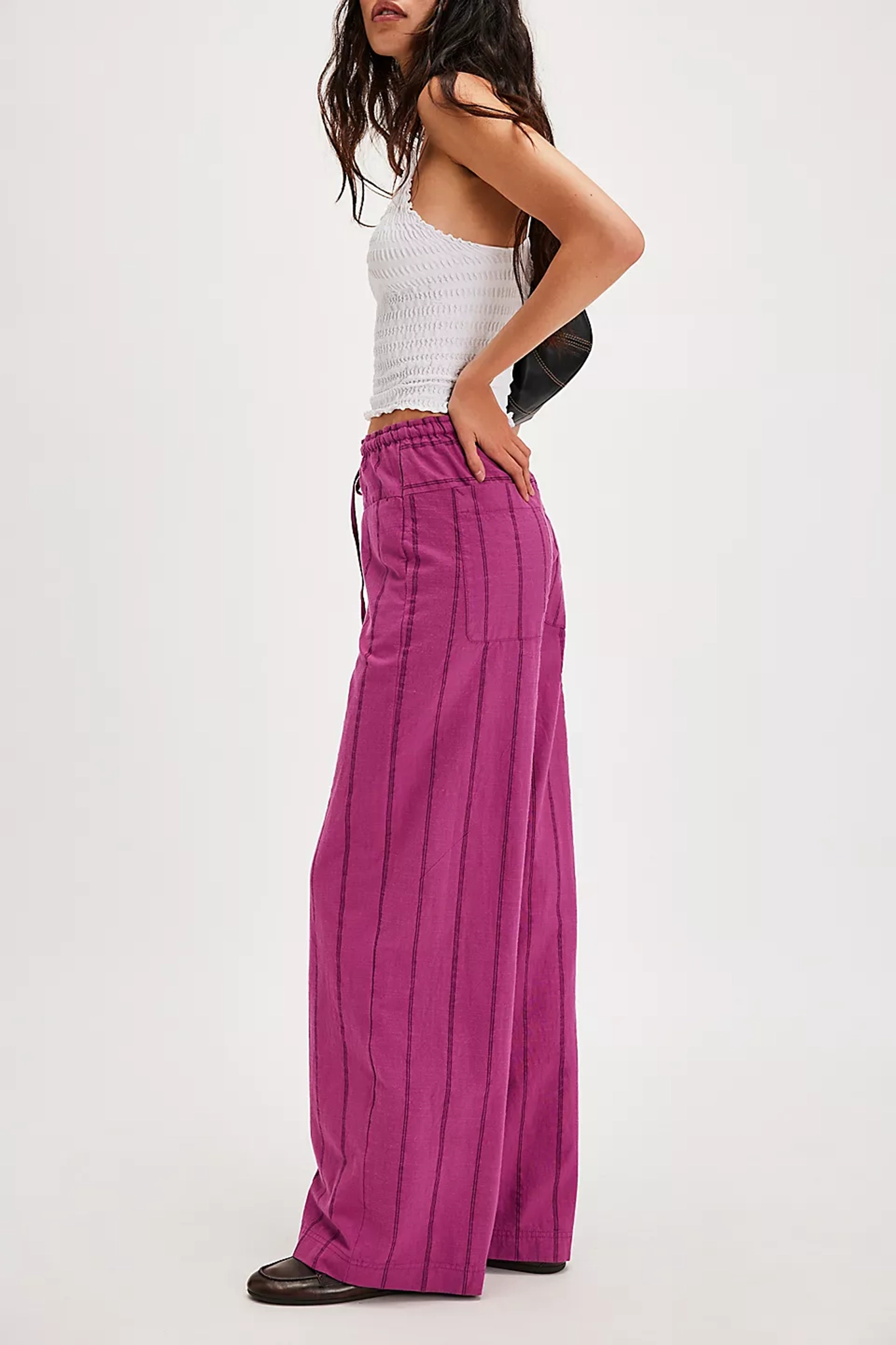 Striped Wide Leg Pants