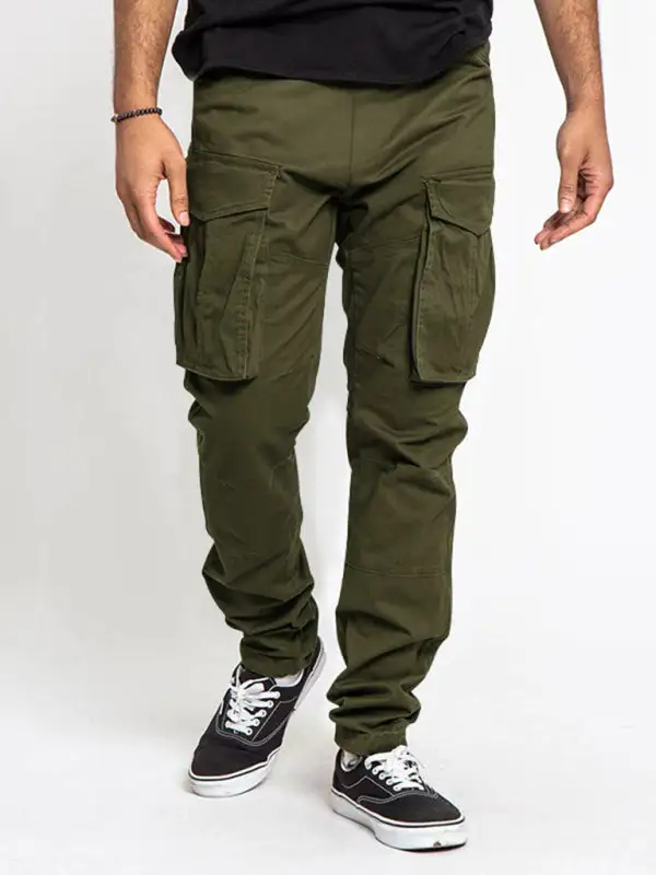 Utility Pocket Detail Everyday Pants