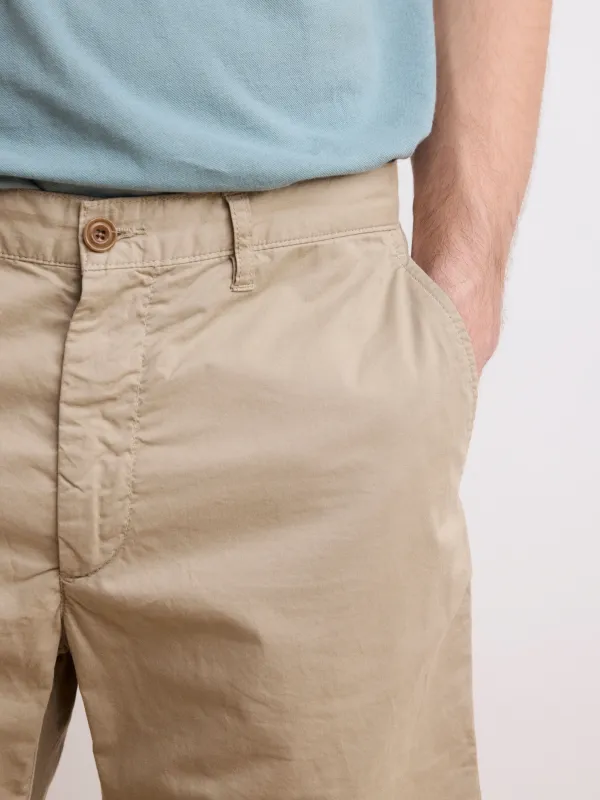 Beige Regular Fit Short