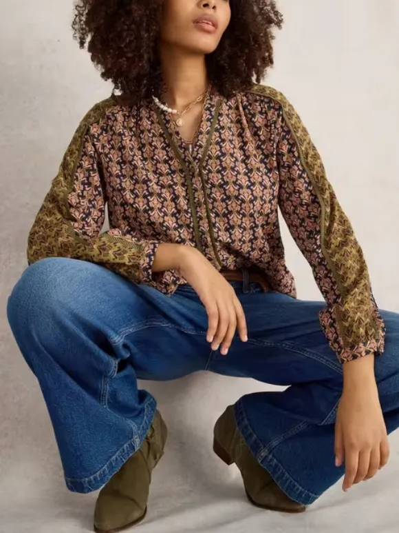 Full Length Wide Leg Jean