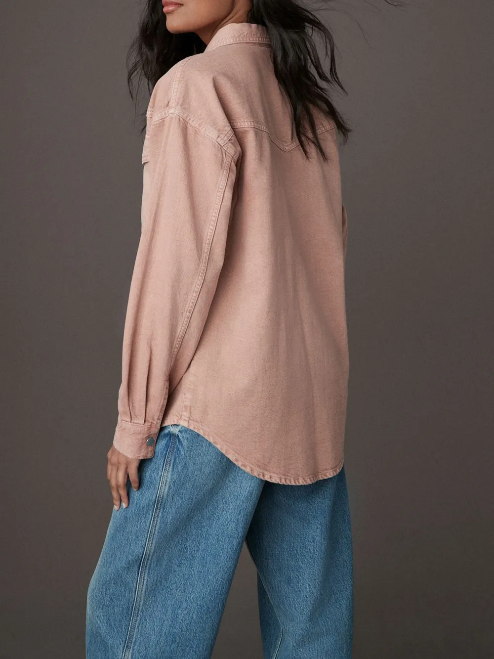 Oversize Denim 100% Cotton Shirt