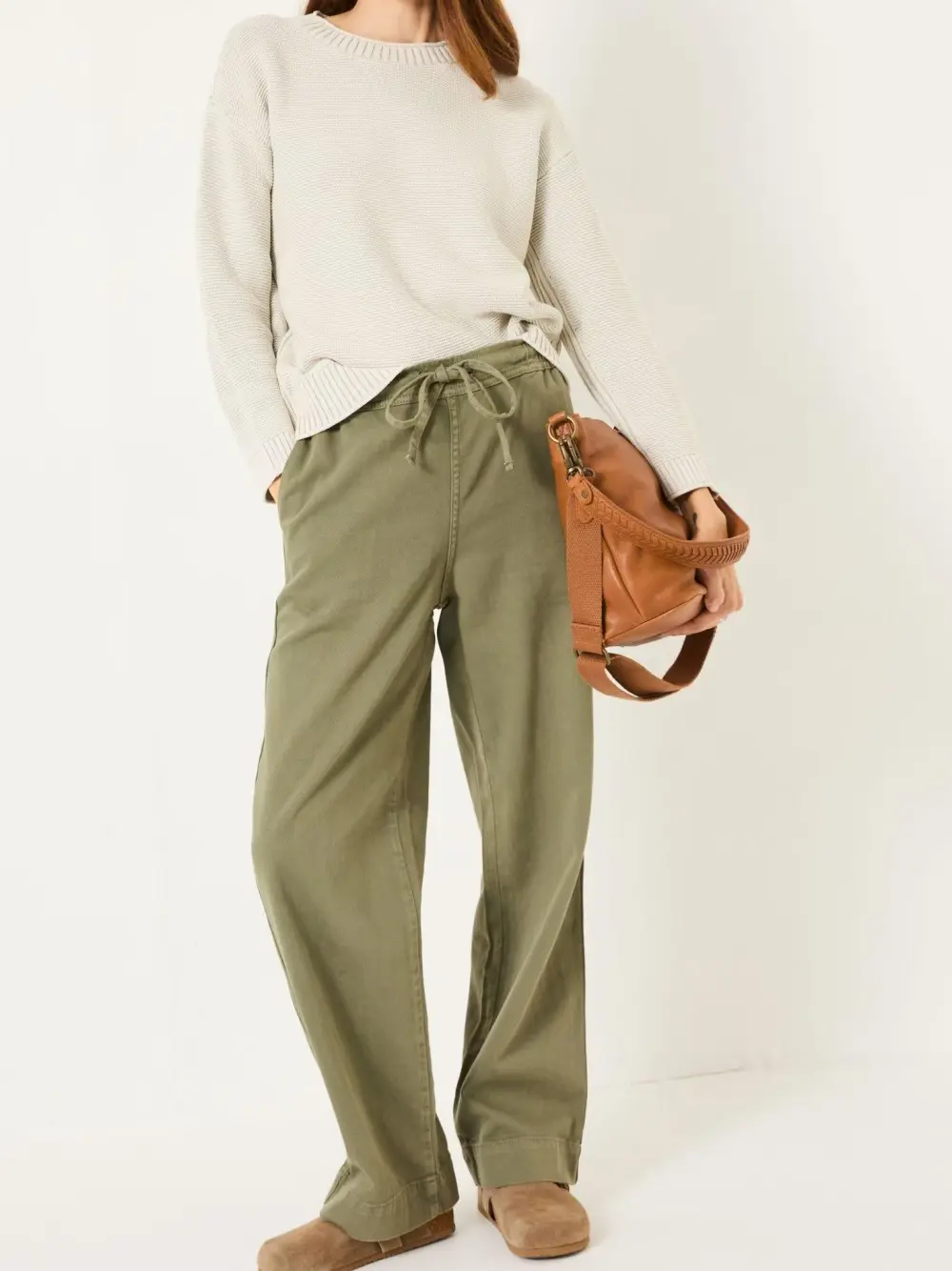 Stone Elia Laundered Knitted 100% Cotton Jumper