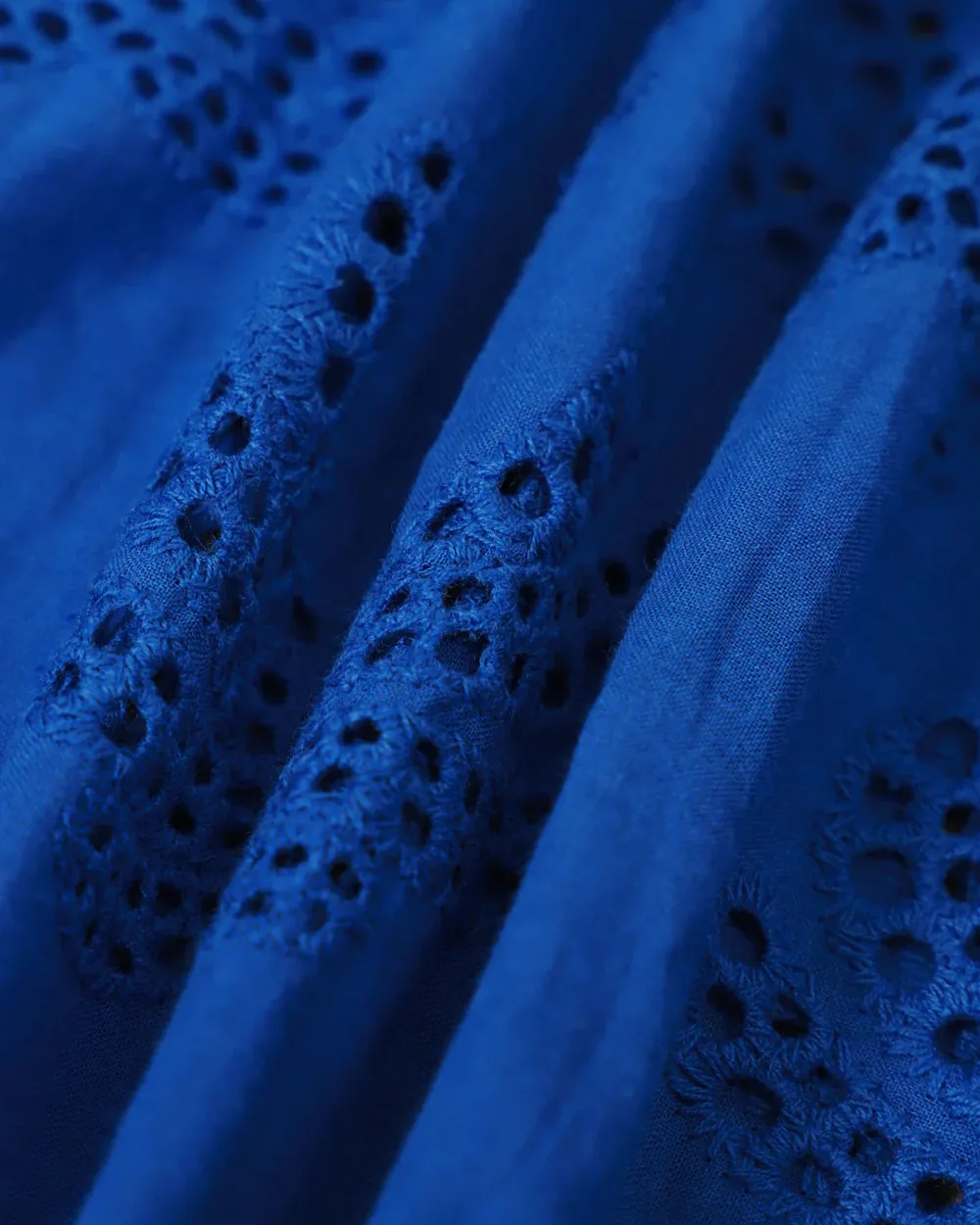 Embroidered Blue Maxi Dress