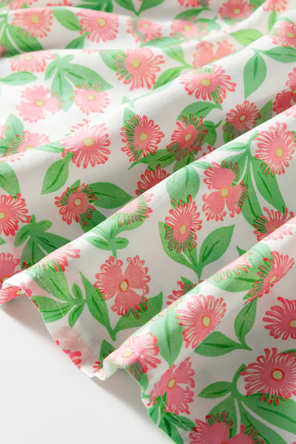 Floral Printed Tiered Mini Dress