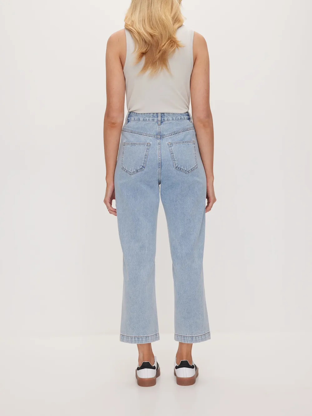 Casual Style Wide Leg Jean