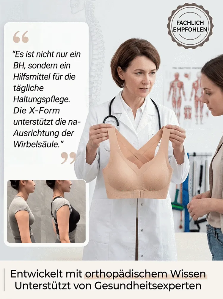 Posture-Correcting Seamless Bra
