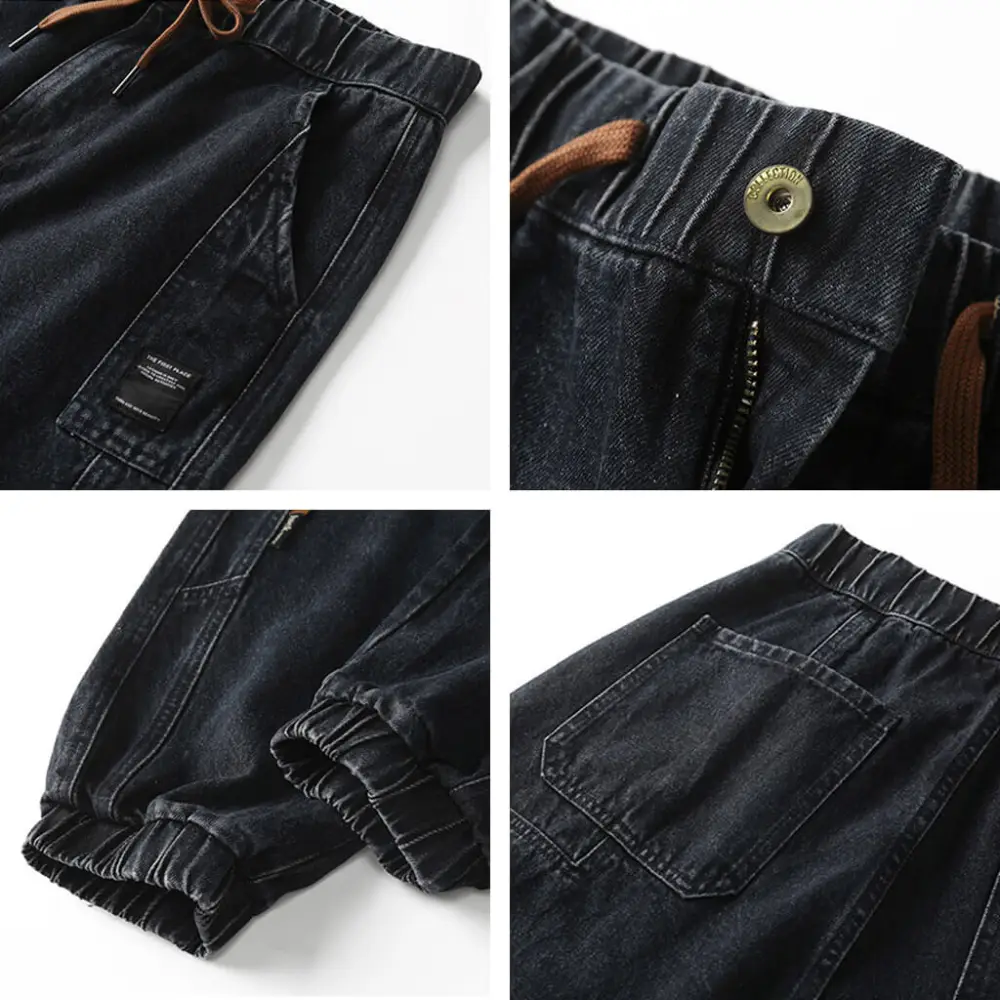 Soft Denim Jogger Pants