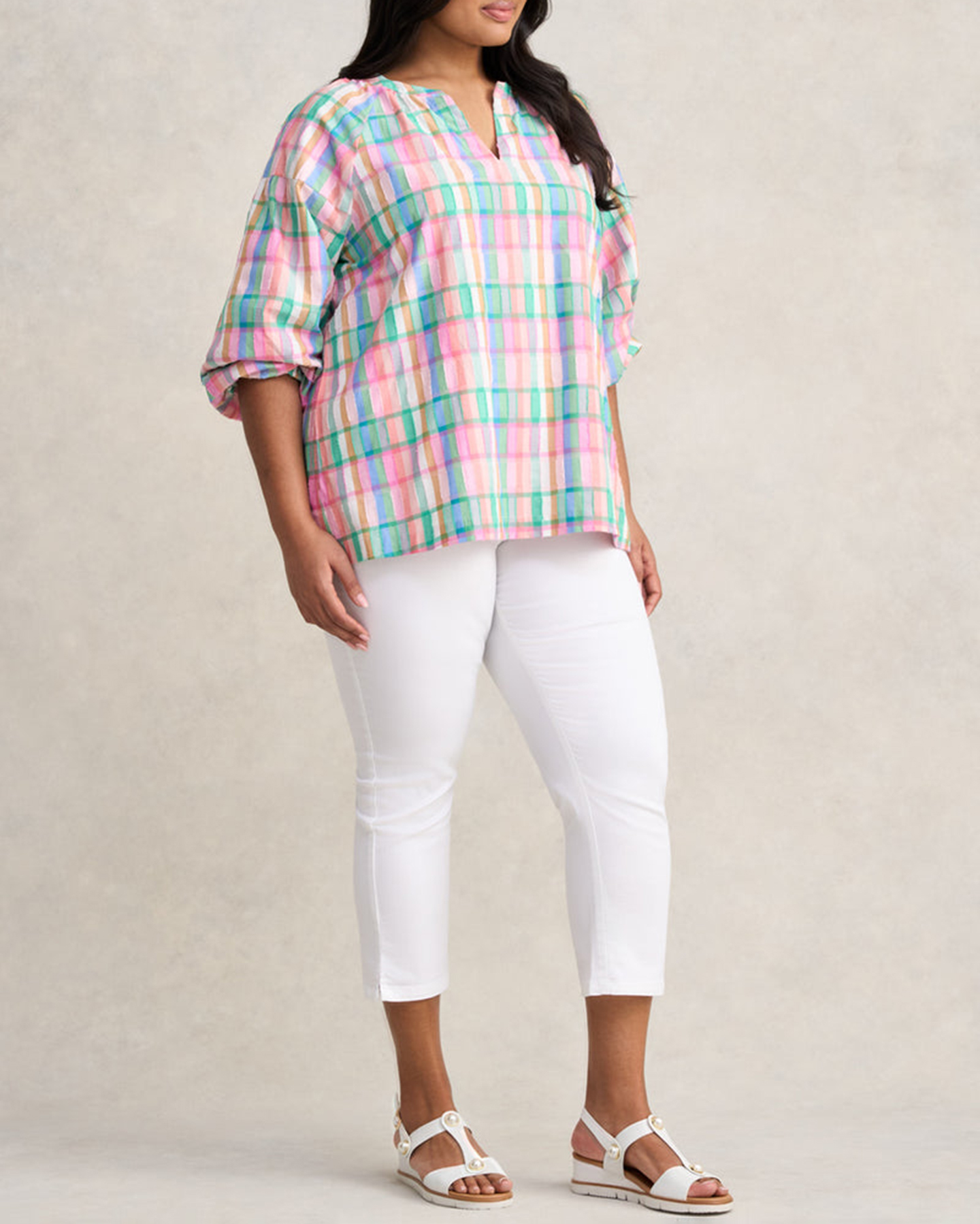 Cotton Check Top