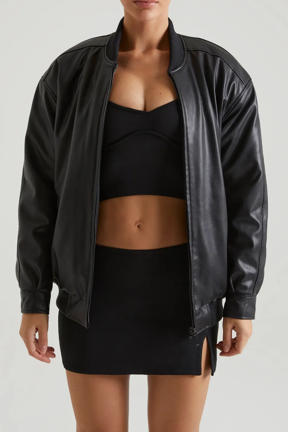 Fashionable Layered Loose Maple Leaf Jacket