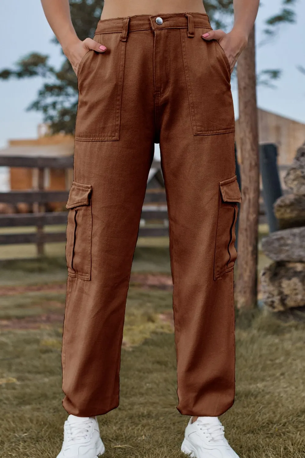 Long Jeans With Pocket