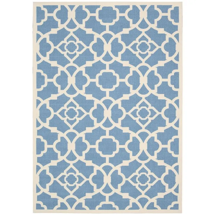 Ariene Navy Blue Indoor/Outdoor Rug