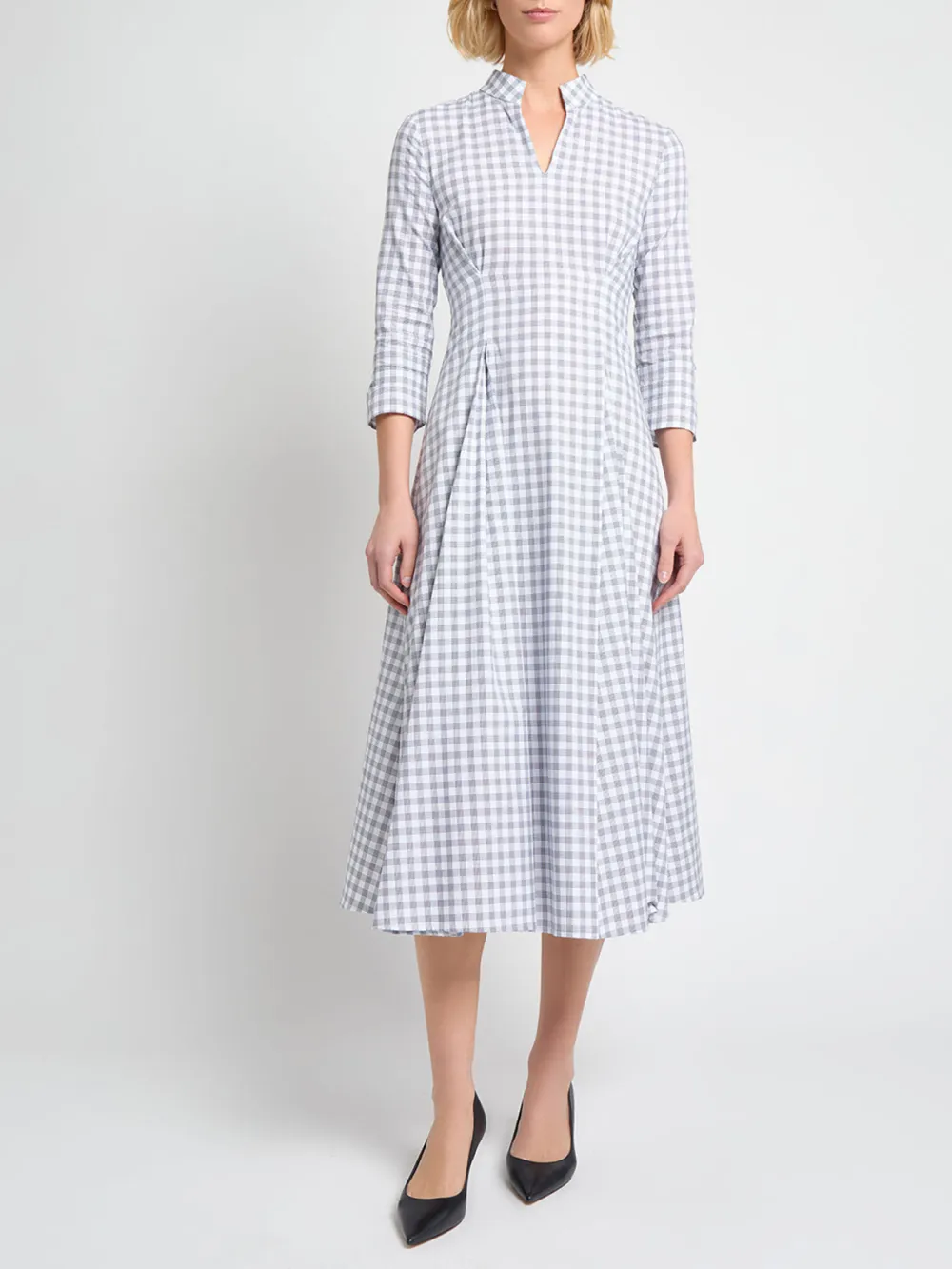 Cotton Plaid Dress