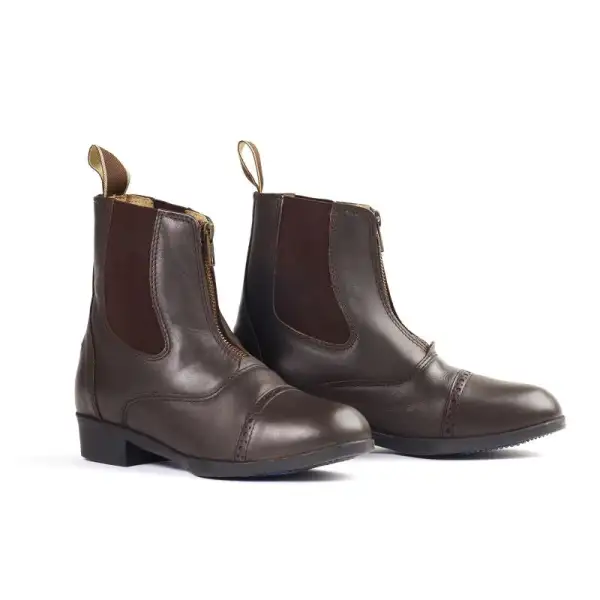 Modern Zip Leather Paddock Boots