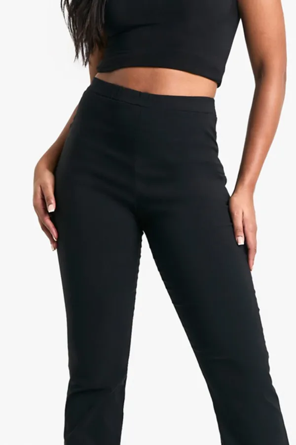 High Waist Slim Fit Women'S Flared Pants