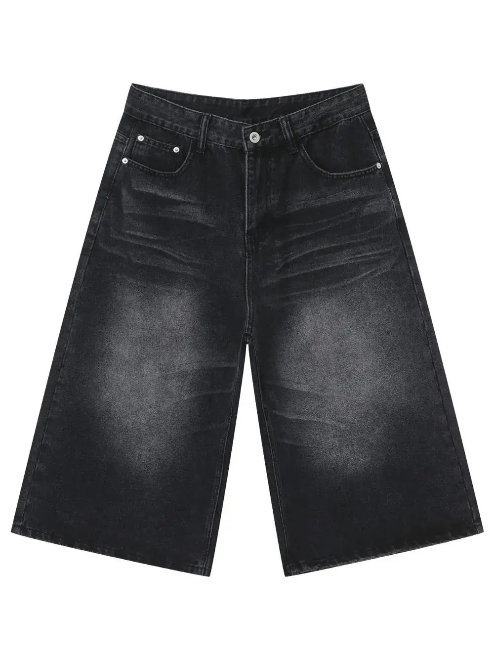 Minimal Cotton Blend Casual Shorts