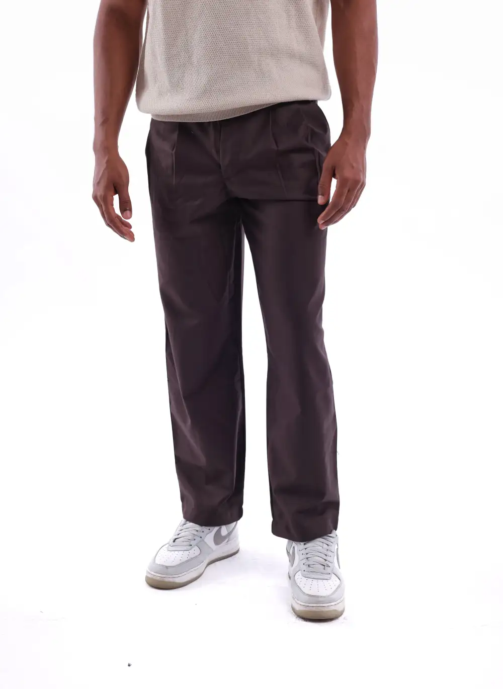 Textured Classic Pants