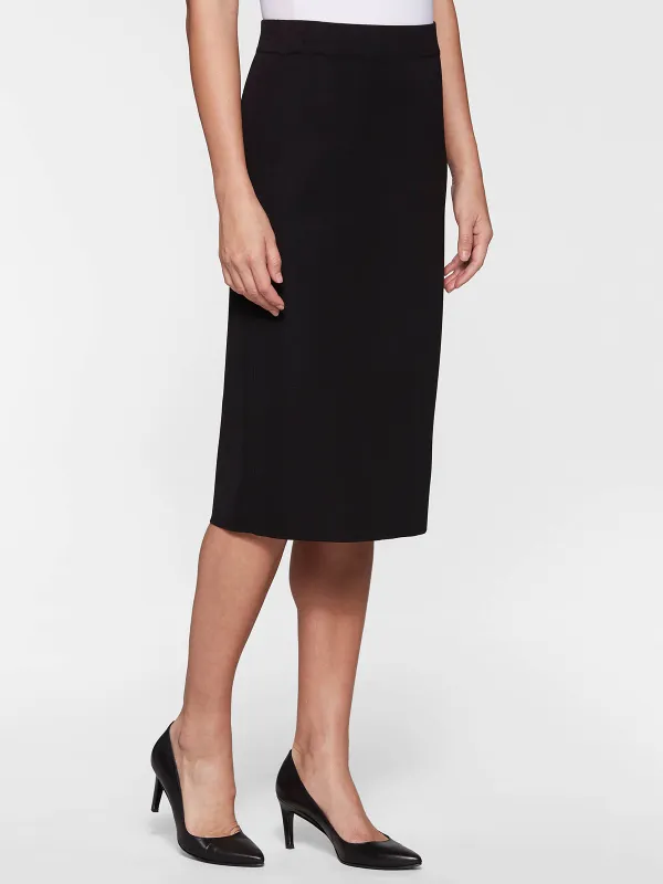Elastic Knitted Half Skirt