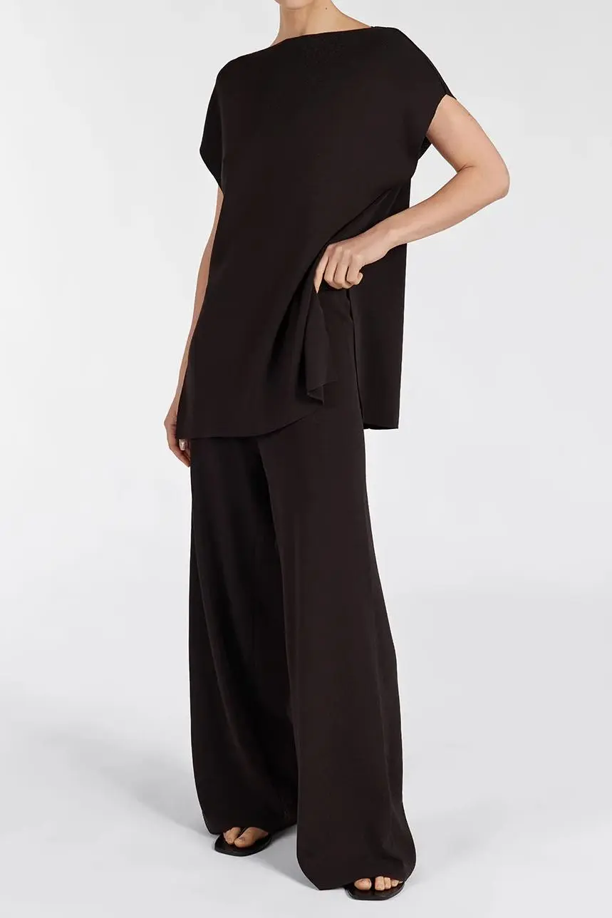 BITTER CHOC KNIT PANT