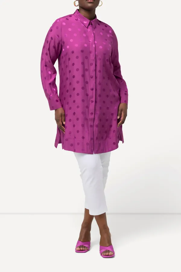 Hidden Button Placket Shirt