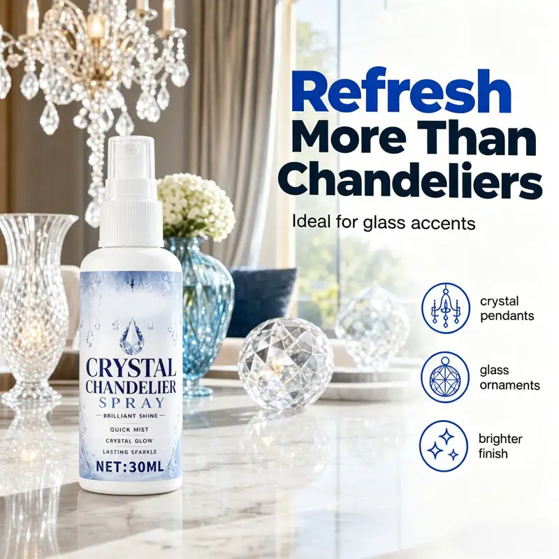 ✨ Crystal Chandelier Cleaner | Easy Shine Care
