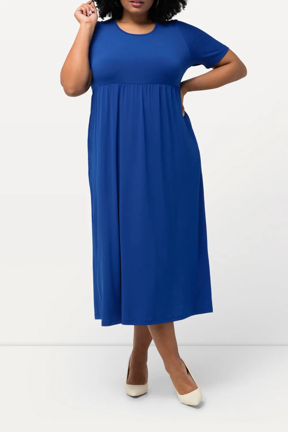 Waist Pleated Dress
