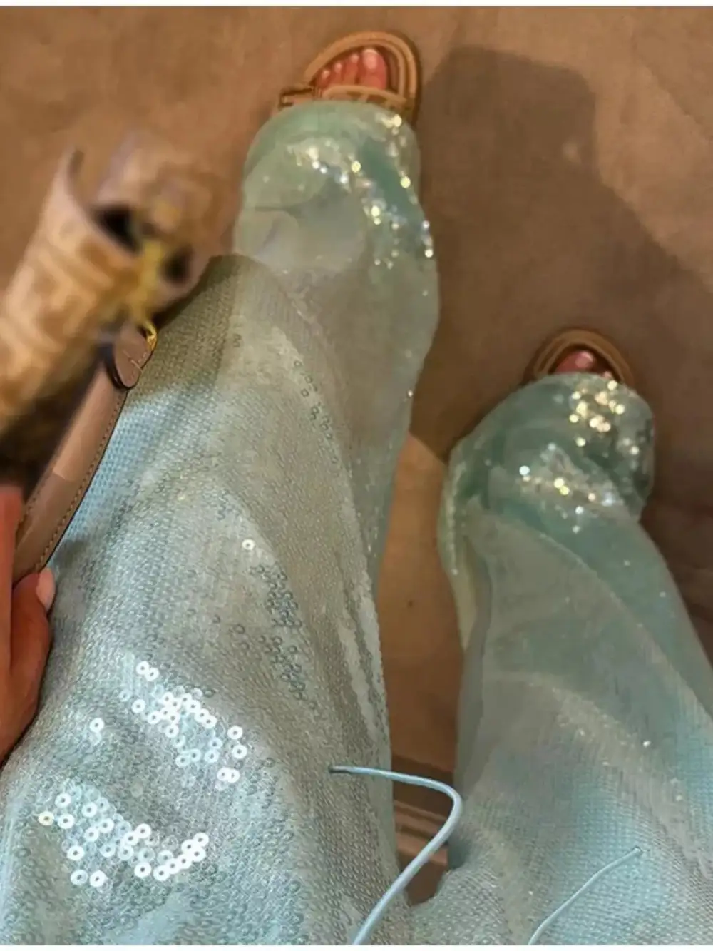 Everyday Sequin Wide Leg Pants