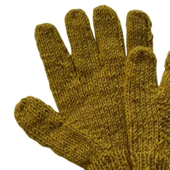 plain wool gloves