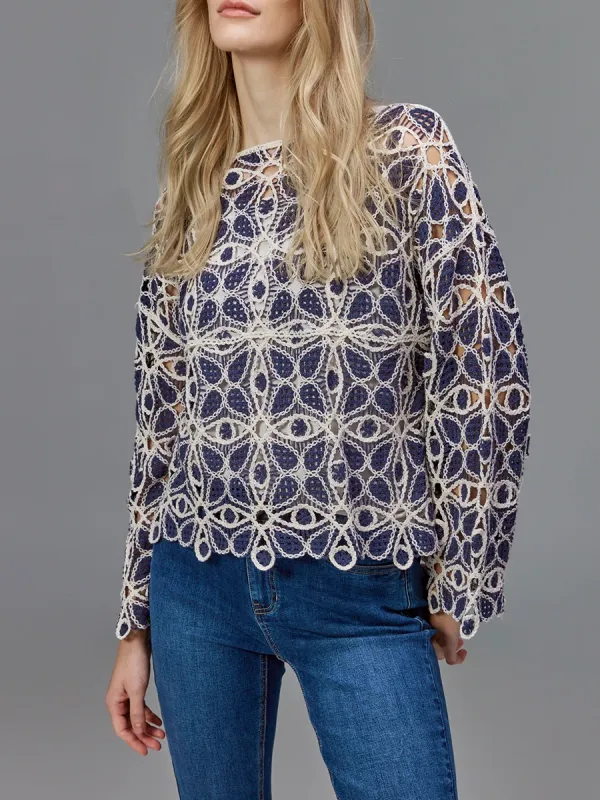 Fashionable And Stylish Art Pattern Women's Top